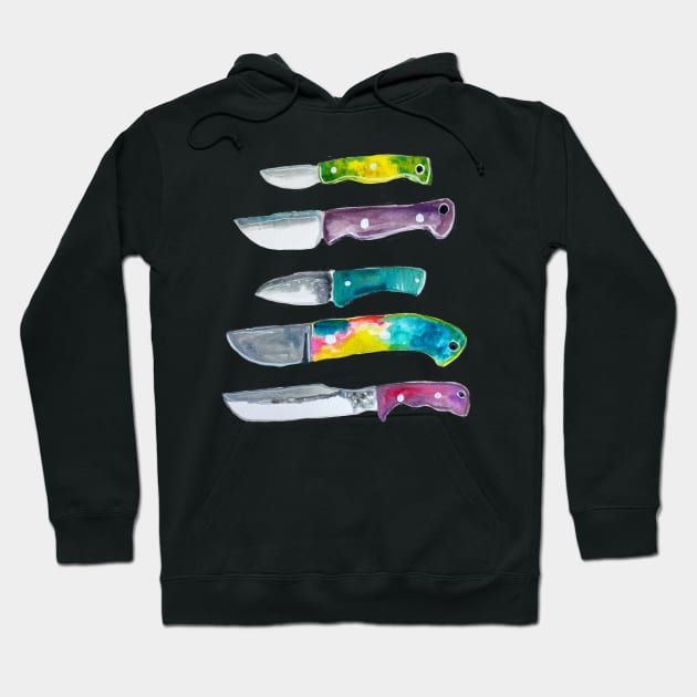 Knives Hoodie by Mary Mastren